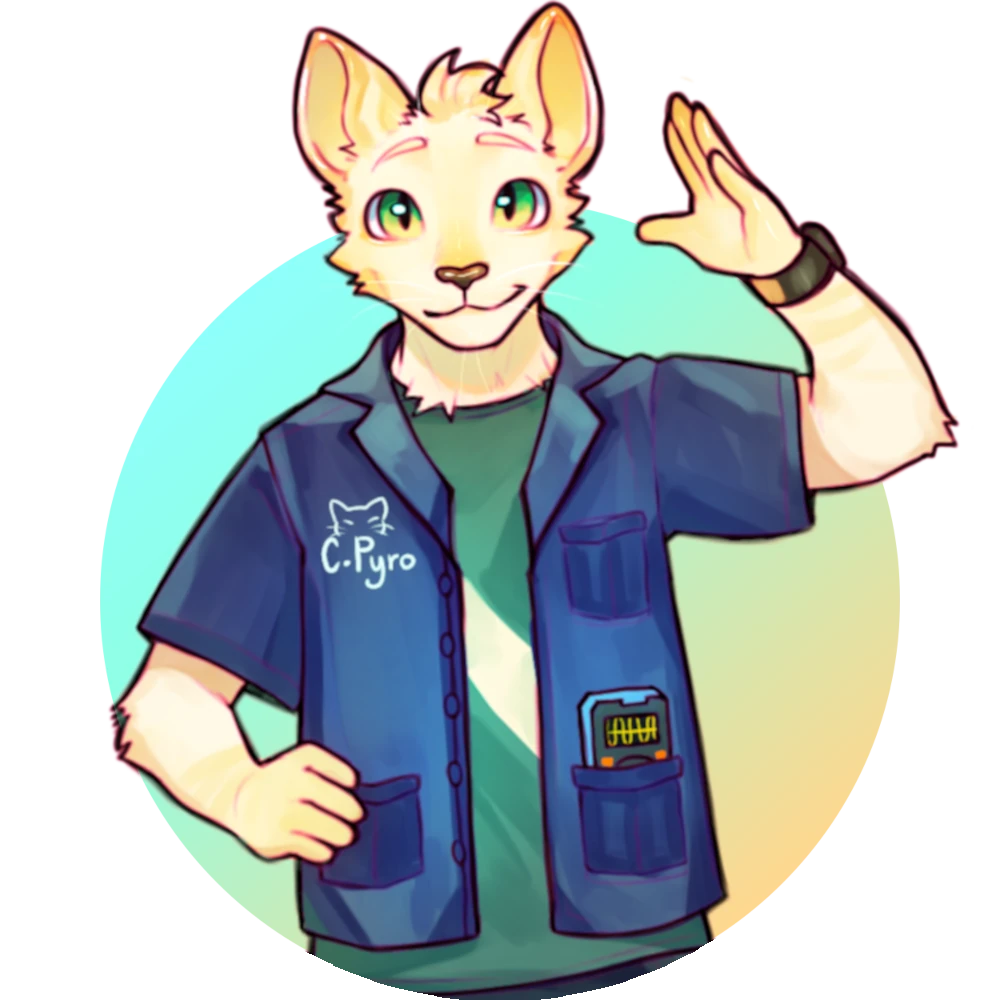 Cinnamon Pyro Drawing drew by Niki